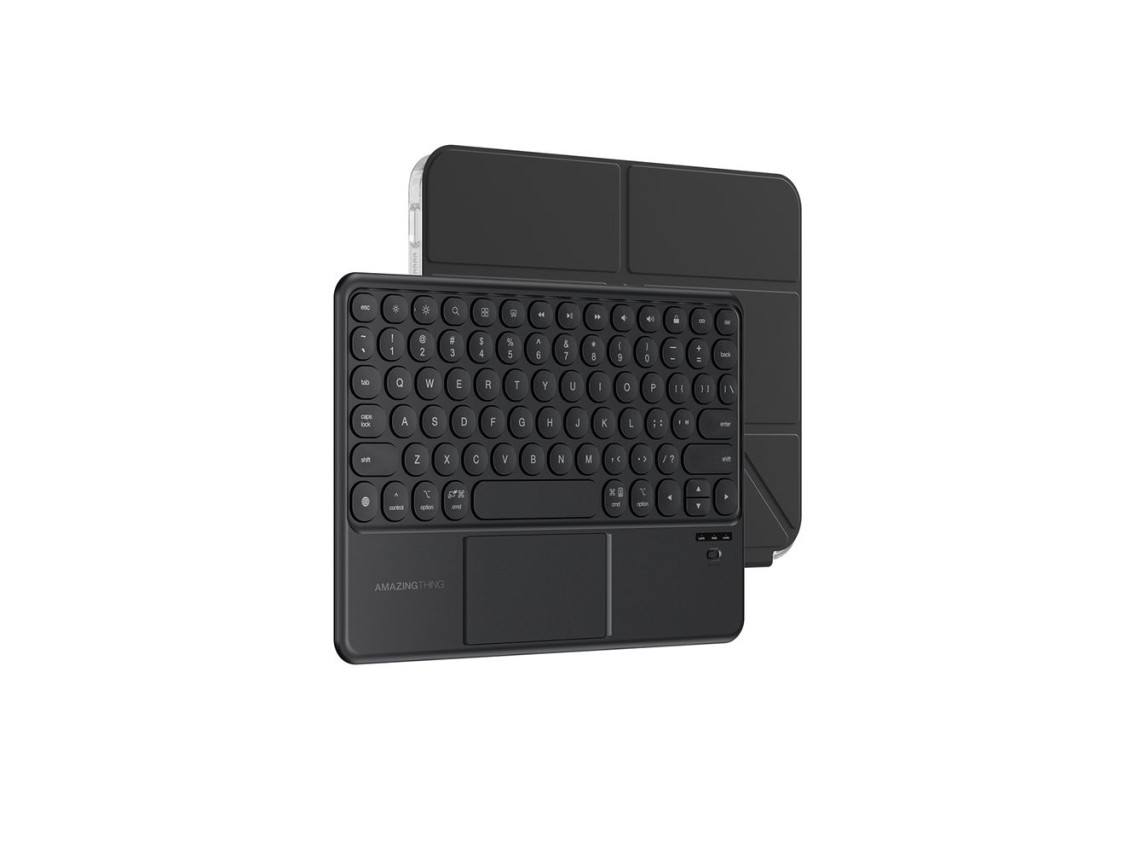 AmazingThing Minimal Case Keylite Combo Keyboard Case para iPad Air 13" M3/M4 (2025/2026) - Preto
