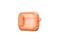 Capa AmazingThing Titan Pro Mag transparente para AirPods Pro 3 - Laranja Capa AmazingThing Titan Pro Mag transparente para AirPods Pro 3 - Laranja