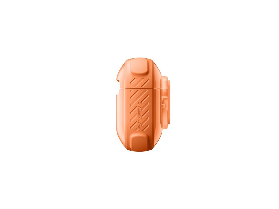 Capa AmazingThing Titan Pro Mag transparente para AirPods Pro 3 - Laranja