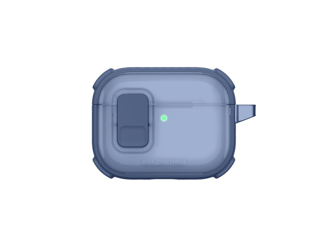 AmazingThing Titan Pro Mag Case Clear for AirPods Pro 3 - Blue