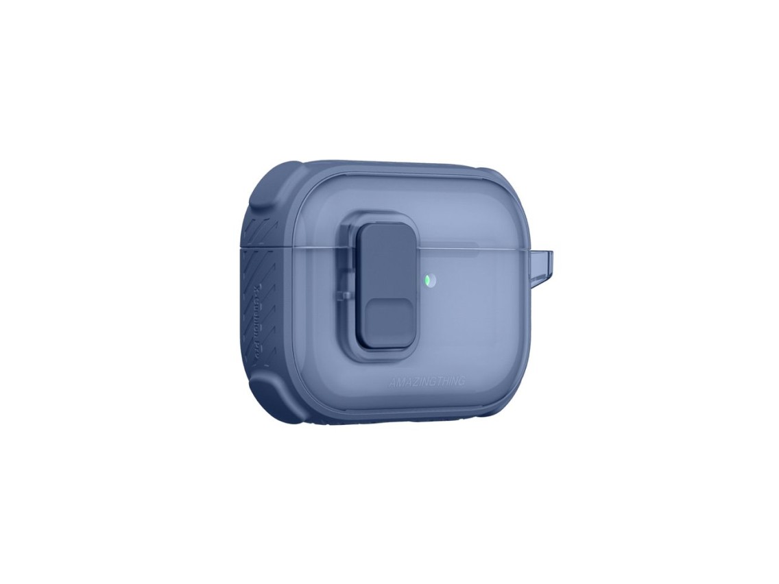 AmazingThing Titan Pro Mag Case Clear for AirPods Pro 3 - Blue