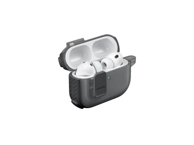 Funda AmazingThing Titan Pro Mag transparente para AirPods Pro 3 - Negra Funda AmazingThing Titan Pro Mag transparente para AirPods Pro 3 - Negra