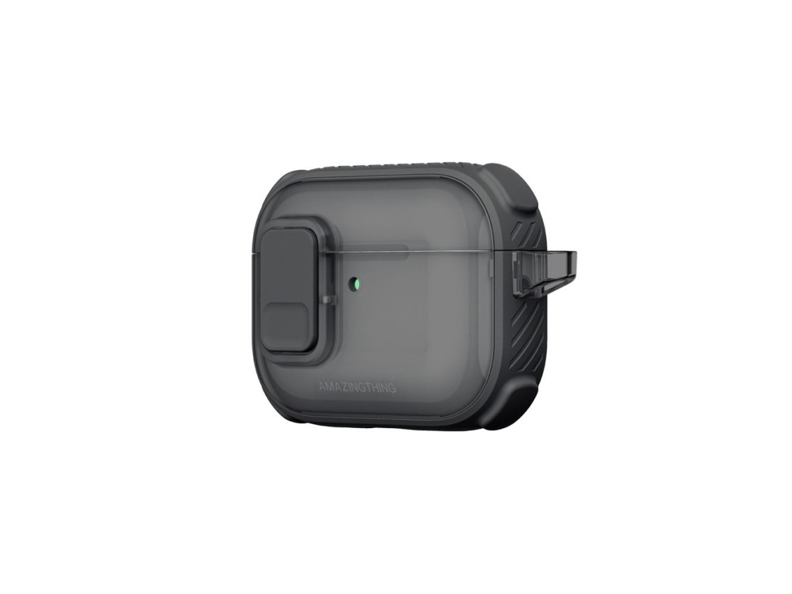 AmazingThing Titan Pro Mag Case Clear for AirPods Pro 3 - Black