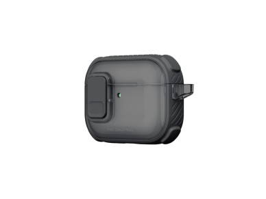 Funda AmazingThing Titan Pro Mag transparente para AirPods Pro 3 - Negra Funda AmazingThing Titan Pro Mag transparente para AirPods Pro 3 - Negra