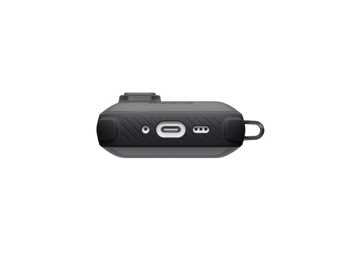 AmazingThing Titan Pro Mag Case Clear for AirPods Pro 3 - Black