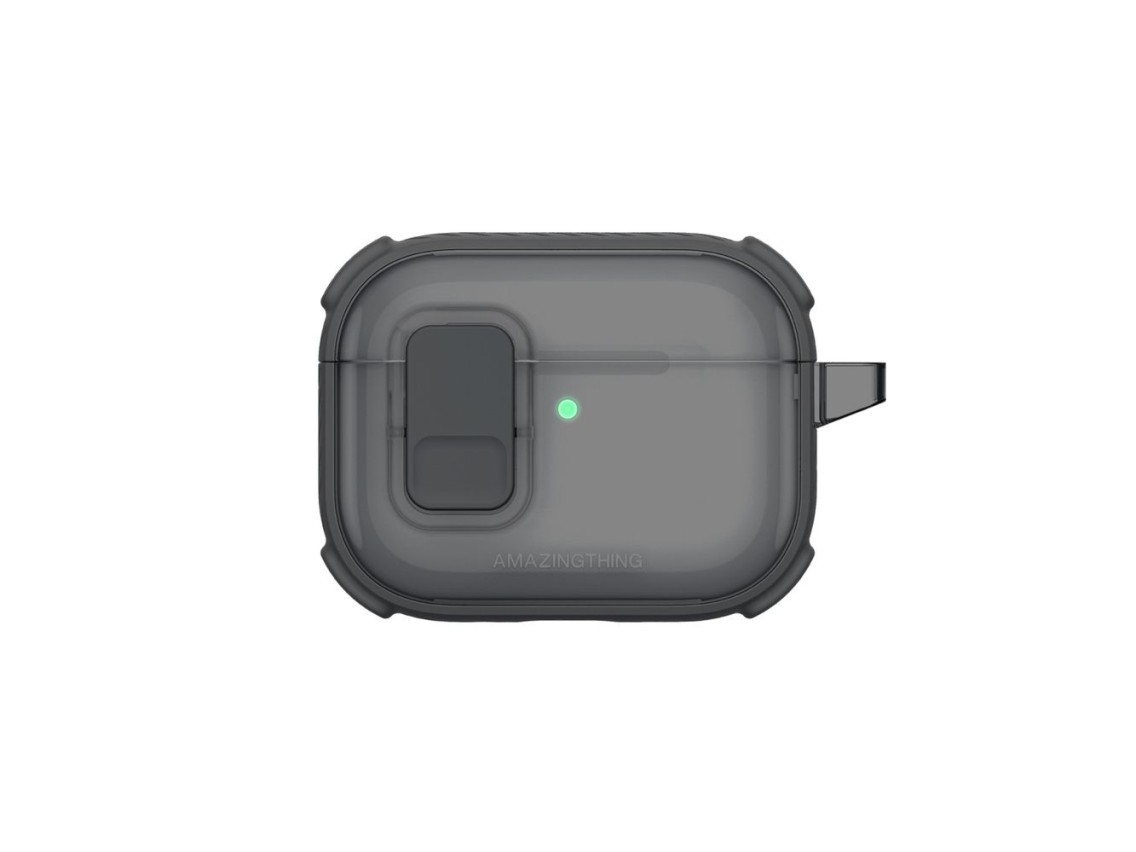 AmazingThing Titan Pro Mag Case Clear for AirPods Pro 3 - Black