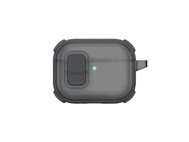 Funda AmazingThing Titan Pro Mag transparente para AirPods Pro 3 - Negra Funda AmazingThing Titan Pro Mag transparente para AirPods Pro 3 - Negra