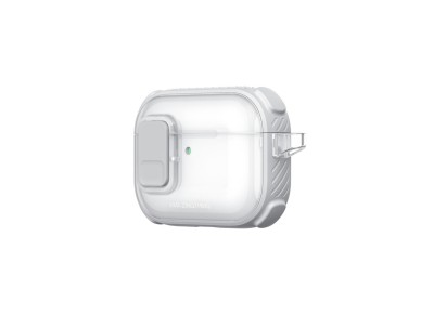 Funda AmazingThing Titan Pro Mag transparente para AirPods Pro 3 - Blanca Funda AmazingThing Titan Pro Mag transparente para AirPods Pro 3 - Blanca
