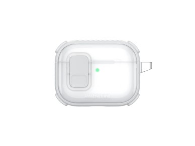Funda AmazingThing Titan Pro Mag transparente para AirPods Pro 3 - Blanca Funda AmazingThing Titan Pro Mag transparente para AirPods Pro 3 - Blanca