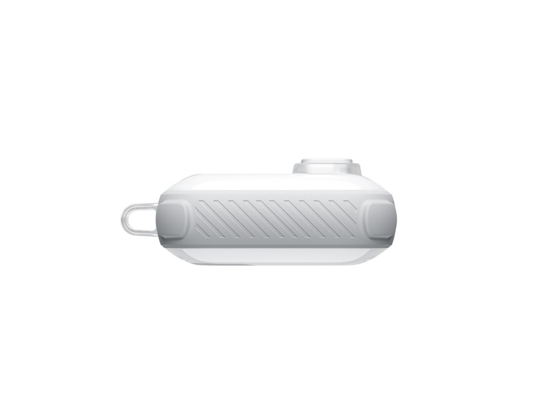 Funda AmazingThing Titan Pro Mag transparente para AirPods Pro 3 - Blanca