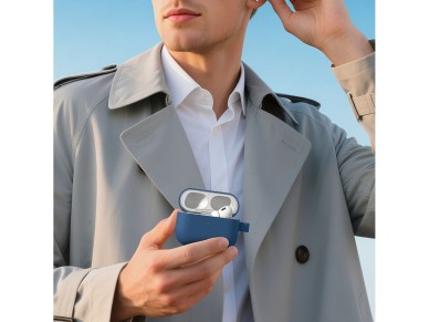Funda protectora AmazingThing Glamour para AirPods Pro 3 - Azul Funda protectora AmazingThing Glamour para AirPods Pro 3 - Azul