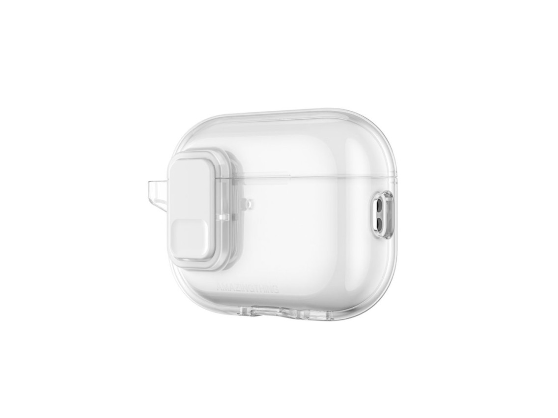 Capa minimalista transparente AmazingThing para AirPods Pro 3