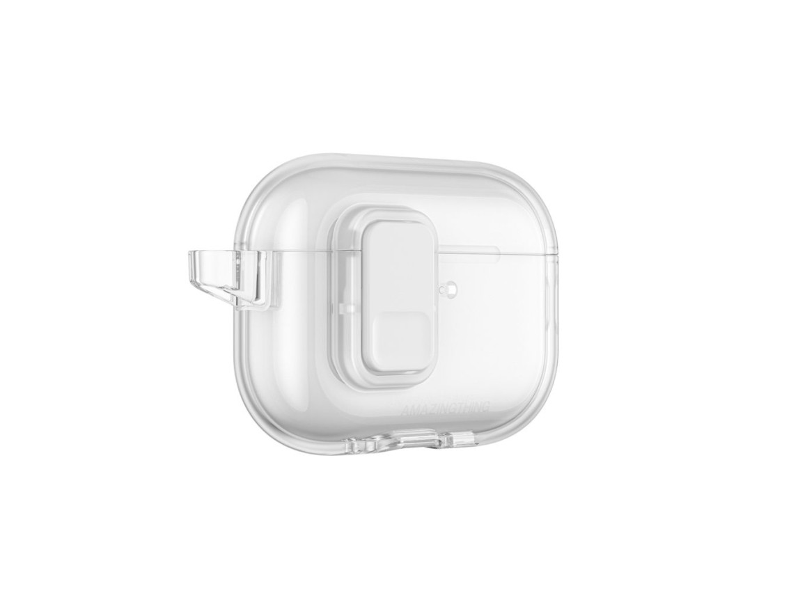 Capa minimalista transparente AmazingThing para AirPods Pro 3