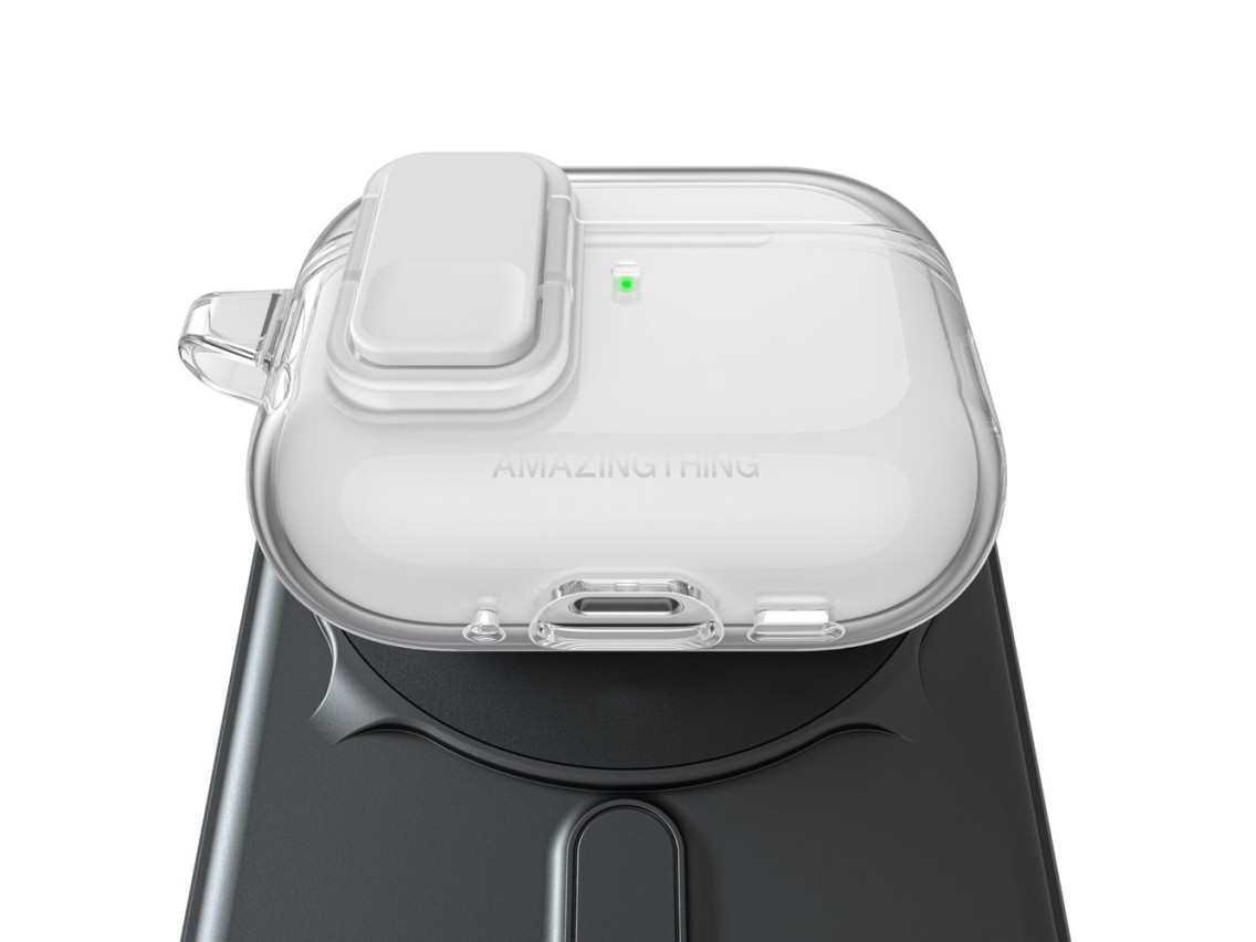 Capa minimalista transparente AmazingThing para AirPods Pro 3