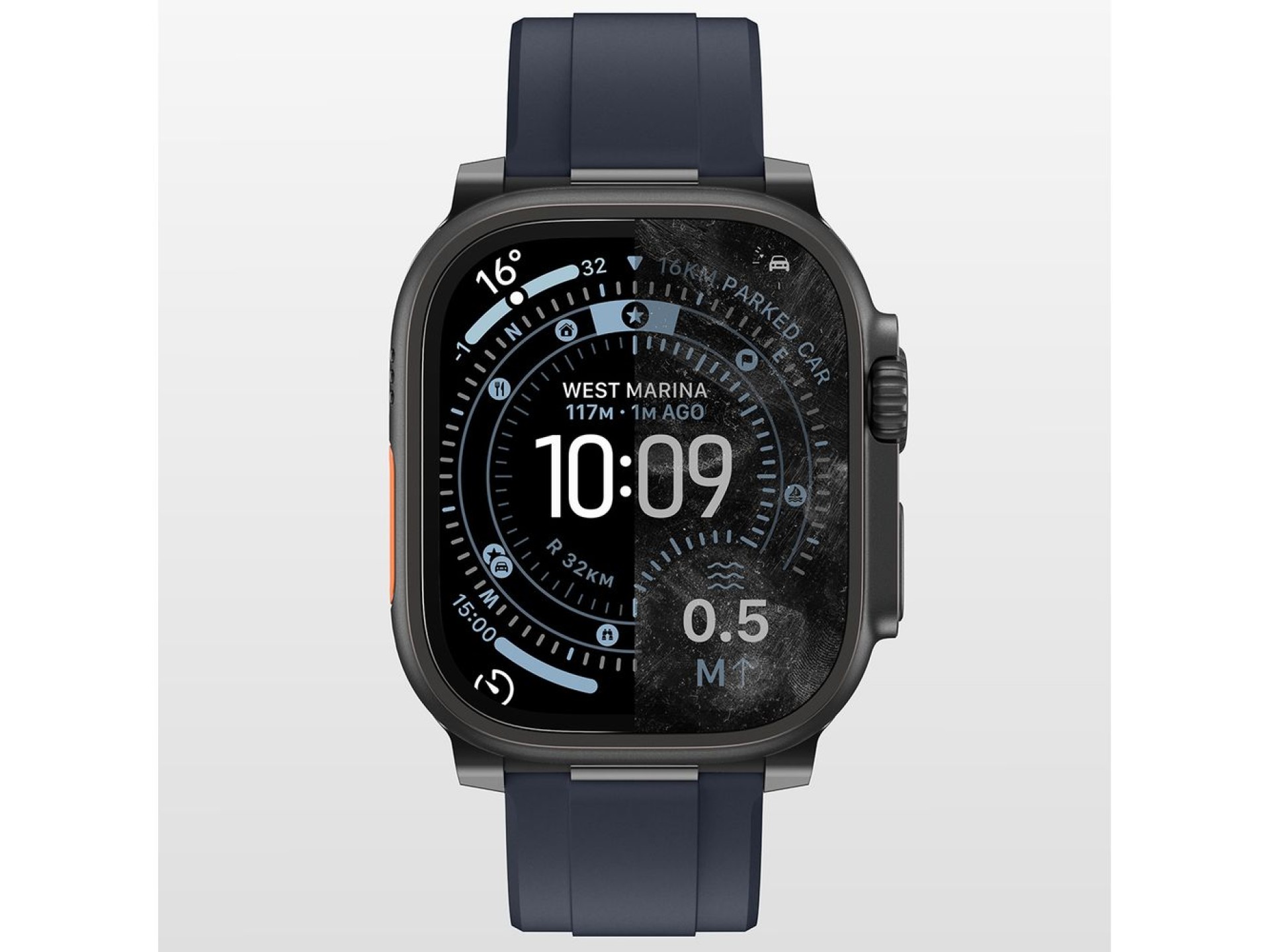Protector de pantalla de cristal AmazingThing Radix para Apple Watch Ultra 3 de 49 mm