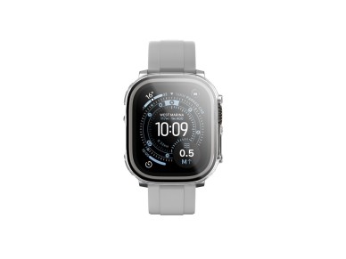 Protetor de tela de vidro AmazingThing Radix com capa para Apple Watch Ultra 3 49mm - Transparente