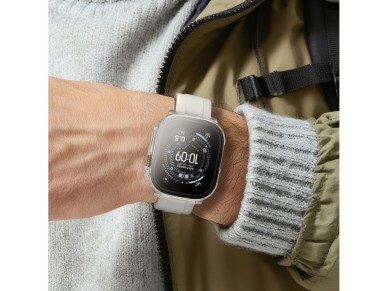 Protetor de tela de vidro AmazingThing Radix com capa para Apple Watch Ultra 3 49mm - Transparente