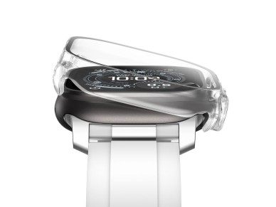 Protetor de tela de vidro AmazingThing Radix com capa para Apple Watch Ultra 3 49mm - Transparente