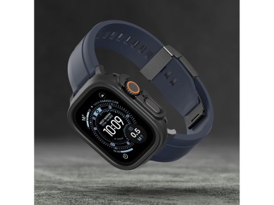 Capa protetora minimalista AmazingThing para Apple Watch Ultra 3 49mm - Preta