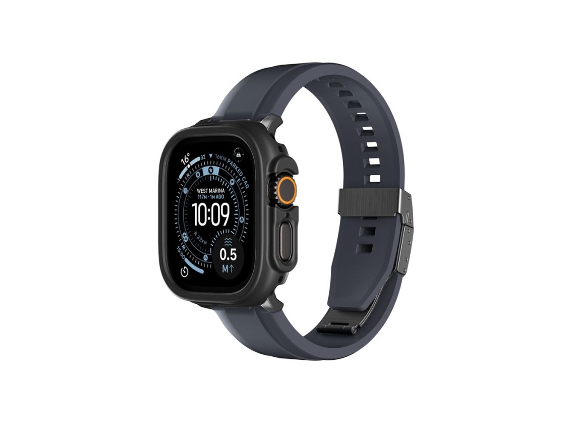 Capa protetora minimalista AmazingThing para Apple Watch Ultra 3 49mm - Preta