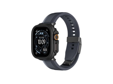 Capa protetora minimalista AmazingThing para Apple Watch Ultra 3 49mm - Preta