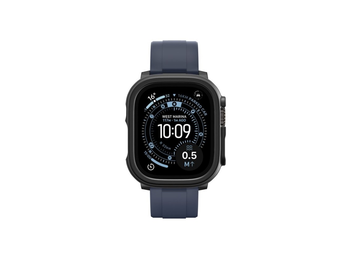 Capa protetora minimalista AmazingThing para Apple Watch Ultra 3 49mm - Preta