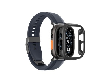 Capa protetora minimalista AmazingThing para Apple Watch Ultra 3 49mm - Preta