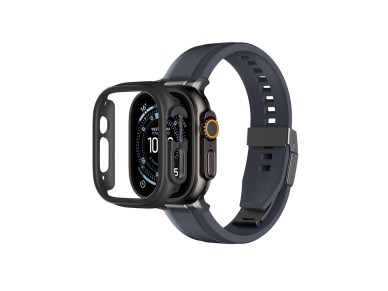 Capa protetora minimalista AmazingThing para Apple Watch Ultra 3 49mm - Preta
