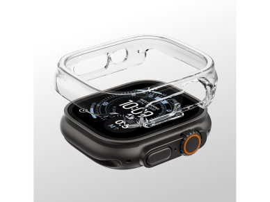 Capa protetora minimalista AmazingThing para Apple Watch Ultra 3 49mm - Transparente Capa protetora minimalista AmazingThing para Apple Watch Ultra 3 49mm - Transparente