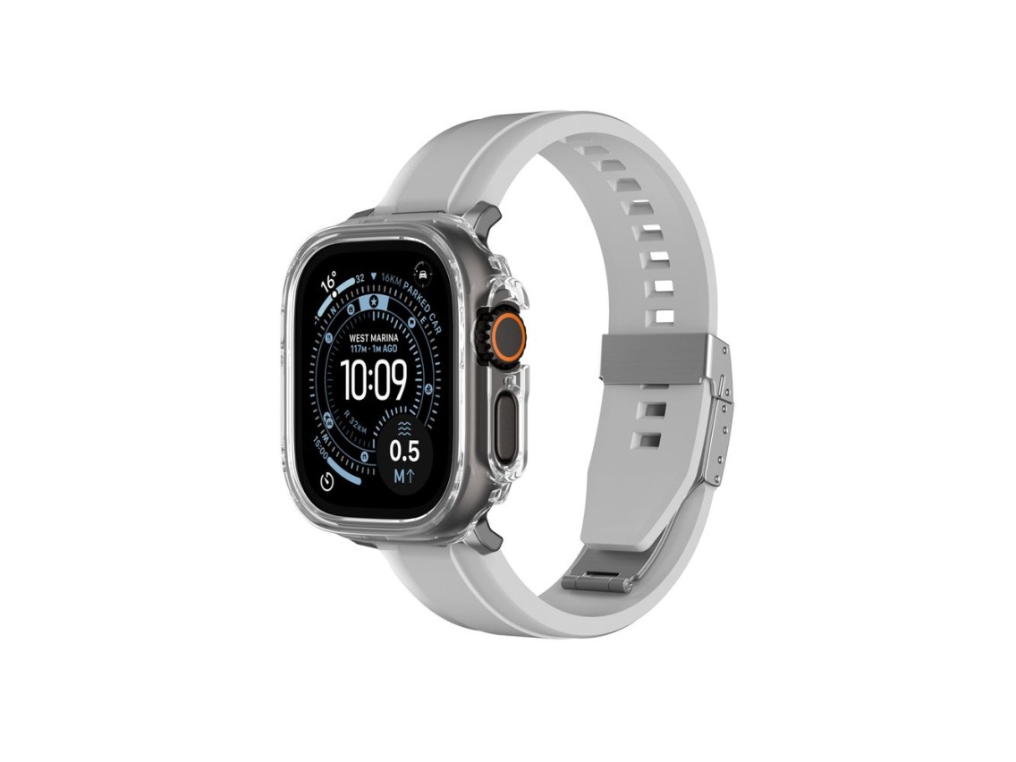 AmazingThing Minimal Protective Case for Apple Watch UItra 3 49mm - Transparent