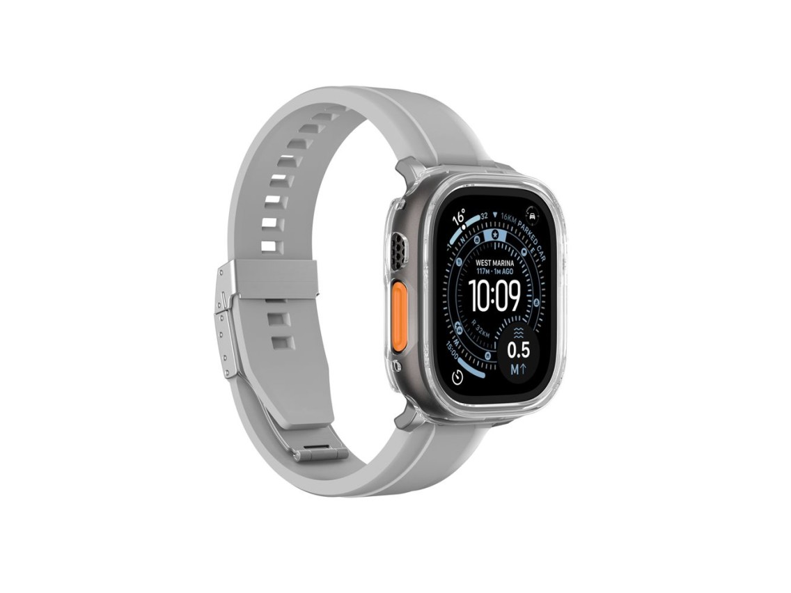 AmazingThing Minimal Protective Case for Apple Watch UItra 3 49mm - Transparent