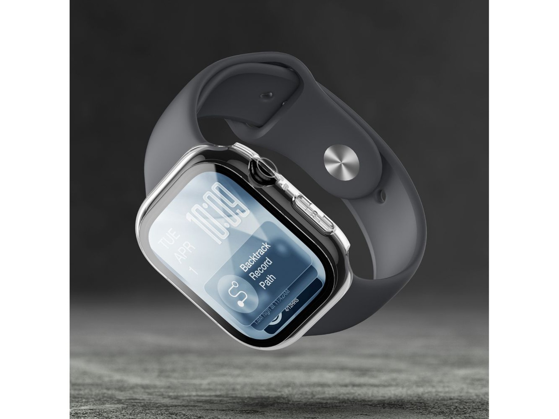 Protector de pantalla de cristal AmazingThing Radix con funda para Apple Watch Series 11 de 42 mm -