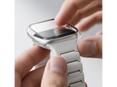 AmazingThing Radix Glass Screen Protector with Case for Apple Watch Series 11 46mm - Clear AmazingThing Radix Glass Screen Protector with Case for Apple Watch Series 11 46mm - Clear