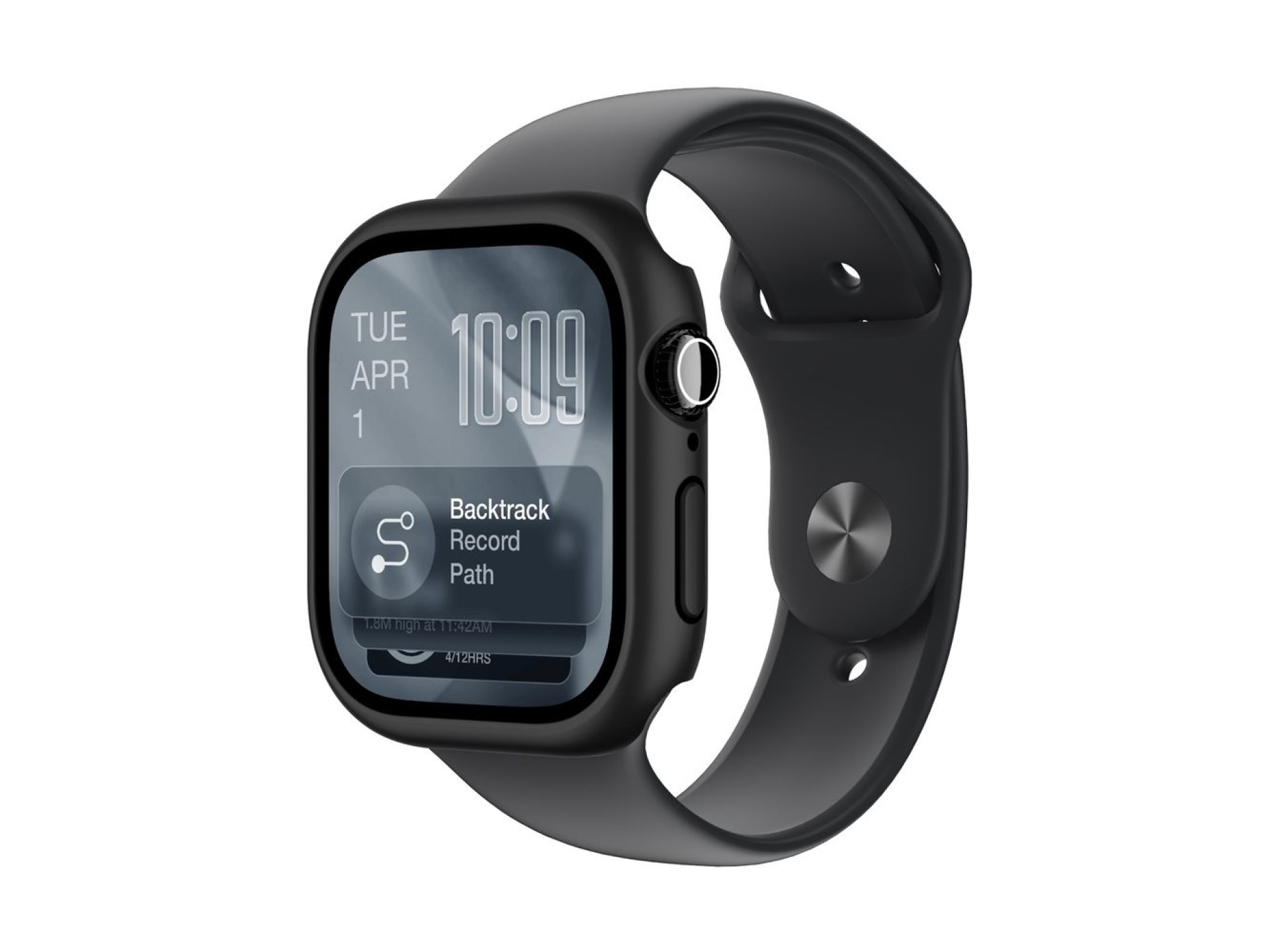AmazingThing Minimal Protective Case for Apple Watch Series 11 42mm - Black