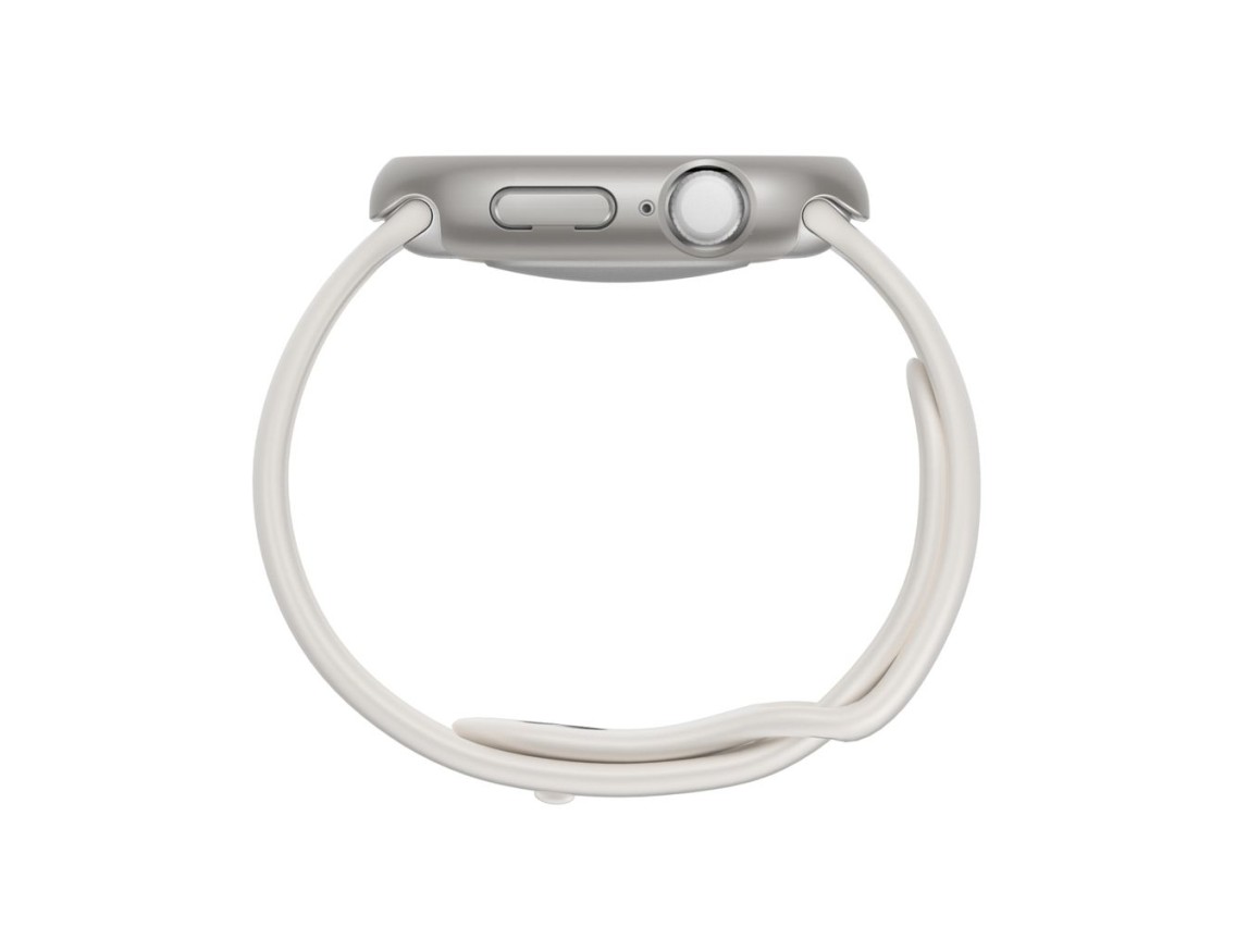 Capa protetora minimalista AmazingThing para Apple Watch Series 11 46mm - Prata