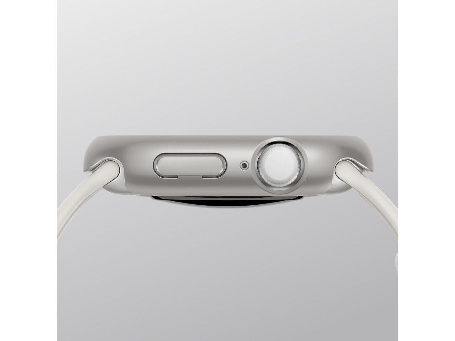 Capa protetora minimalista AmazingThing para Apple Watch Series 11 46mm - Prata