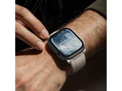 Funda protectora minimalista AmazingThing para Apple Watch Series 11 de 46 mm - Negra Funda protectora minimalista AmazingThing para Apple Watch Series 11 de 46 mm - Negra