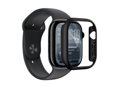 Funda protectora minimalista AmazingThing para Apple Watch Series 11 de 46 mm - Negra Funda protectora minimalista AmazingThing para Apple Watch Series 11 de 46 mm - Negra