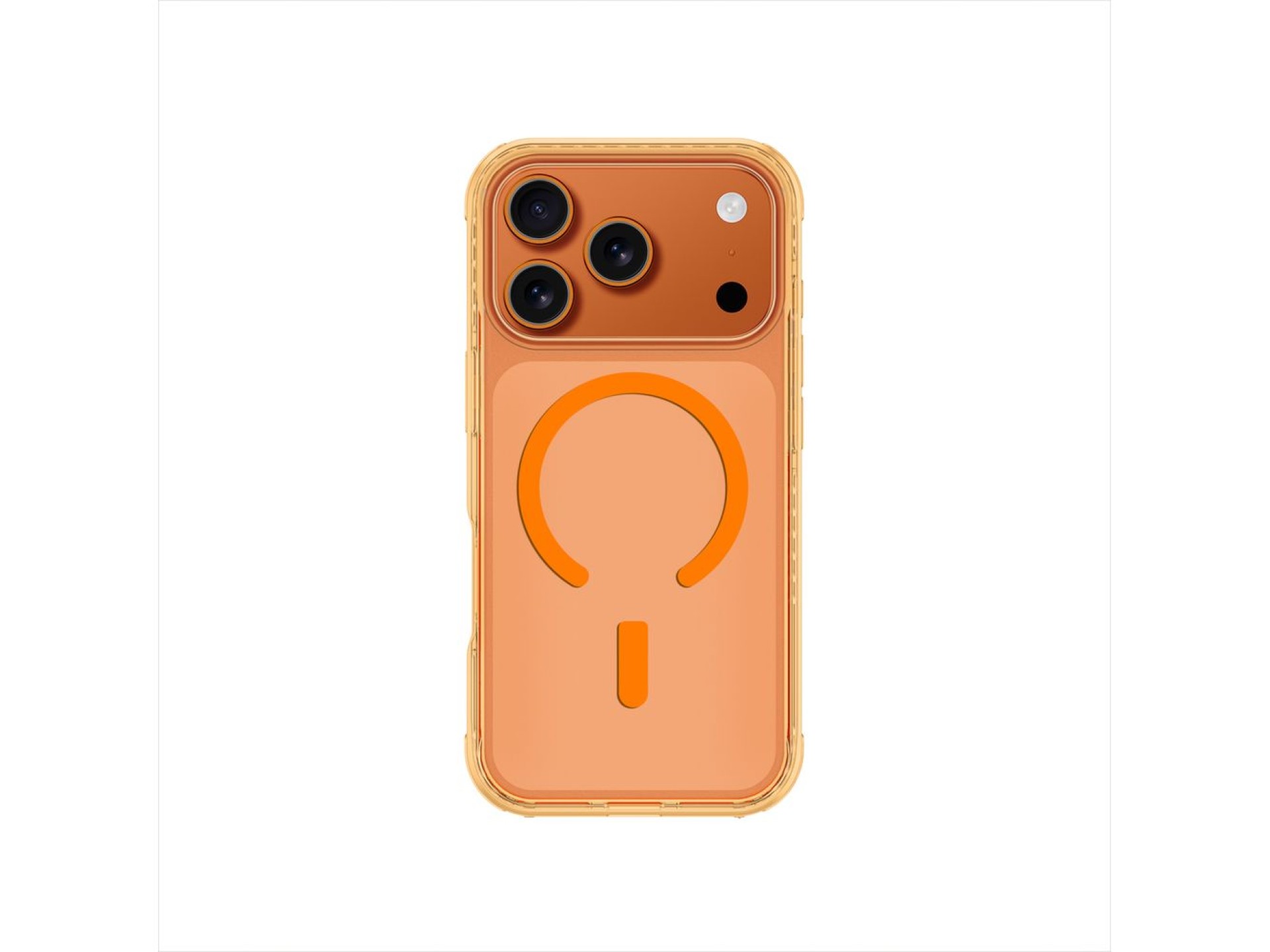 AmazingThing Titan Pro case for iPhone 17 Pro compatible with MagSafe - orange