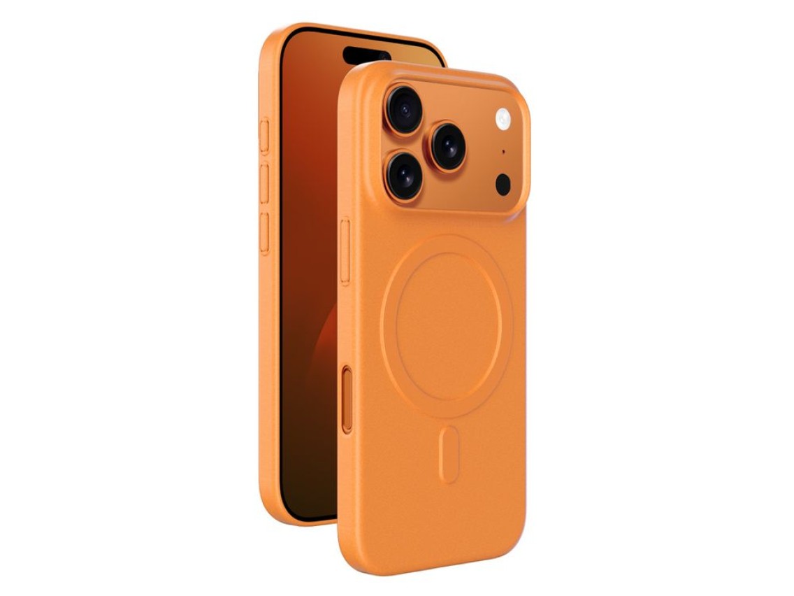 Capa AmazingThing Minimal Air para iPhone 17 Pro Max compatível com MagSafe - laranja