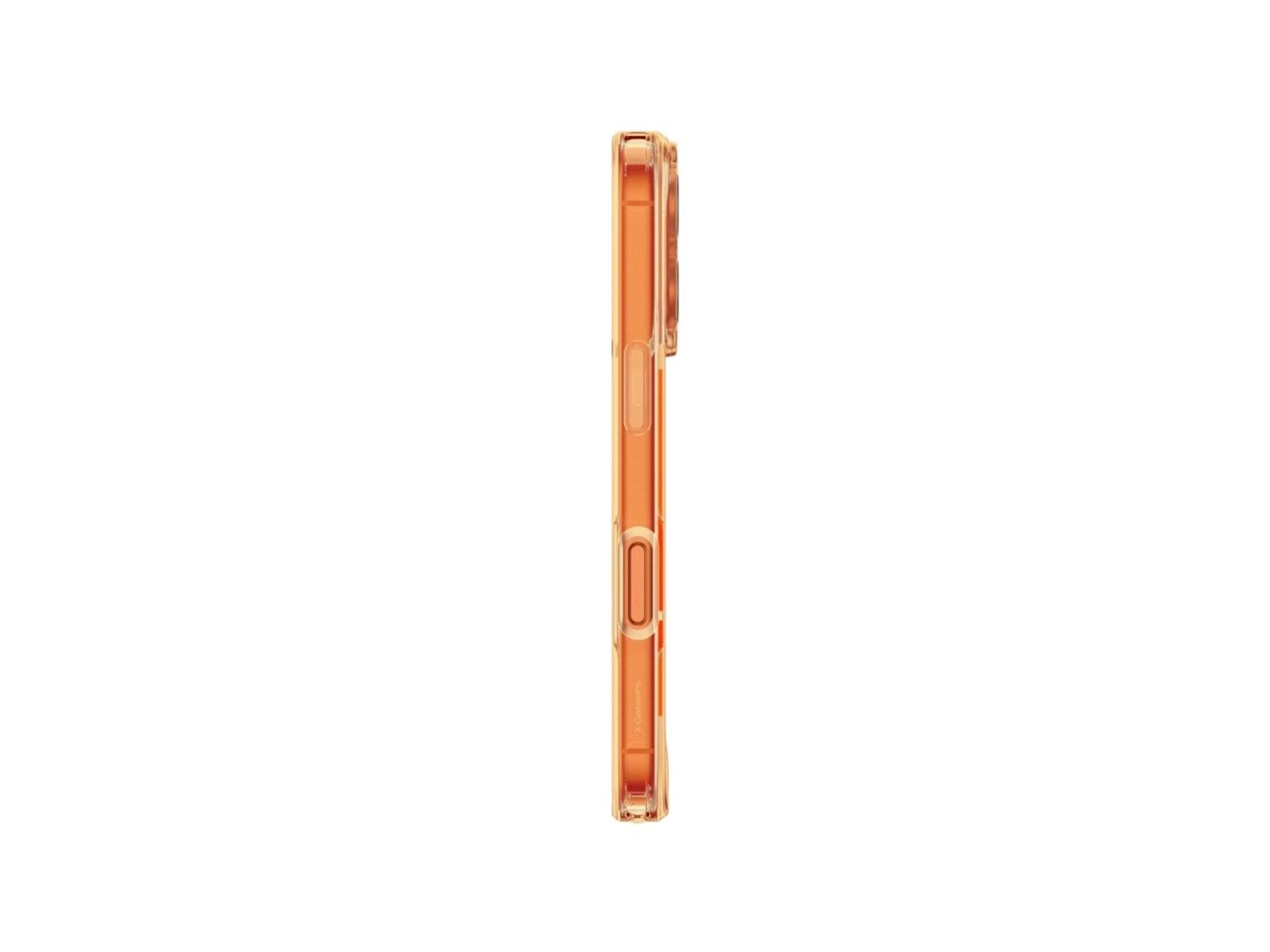 Capa minimalista AmazingThing para iPhone 17 Pro, compatível com MagSafe - laranja
