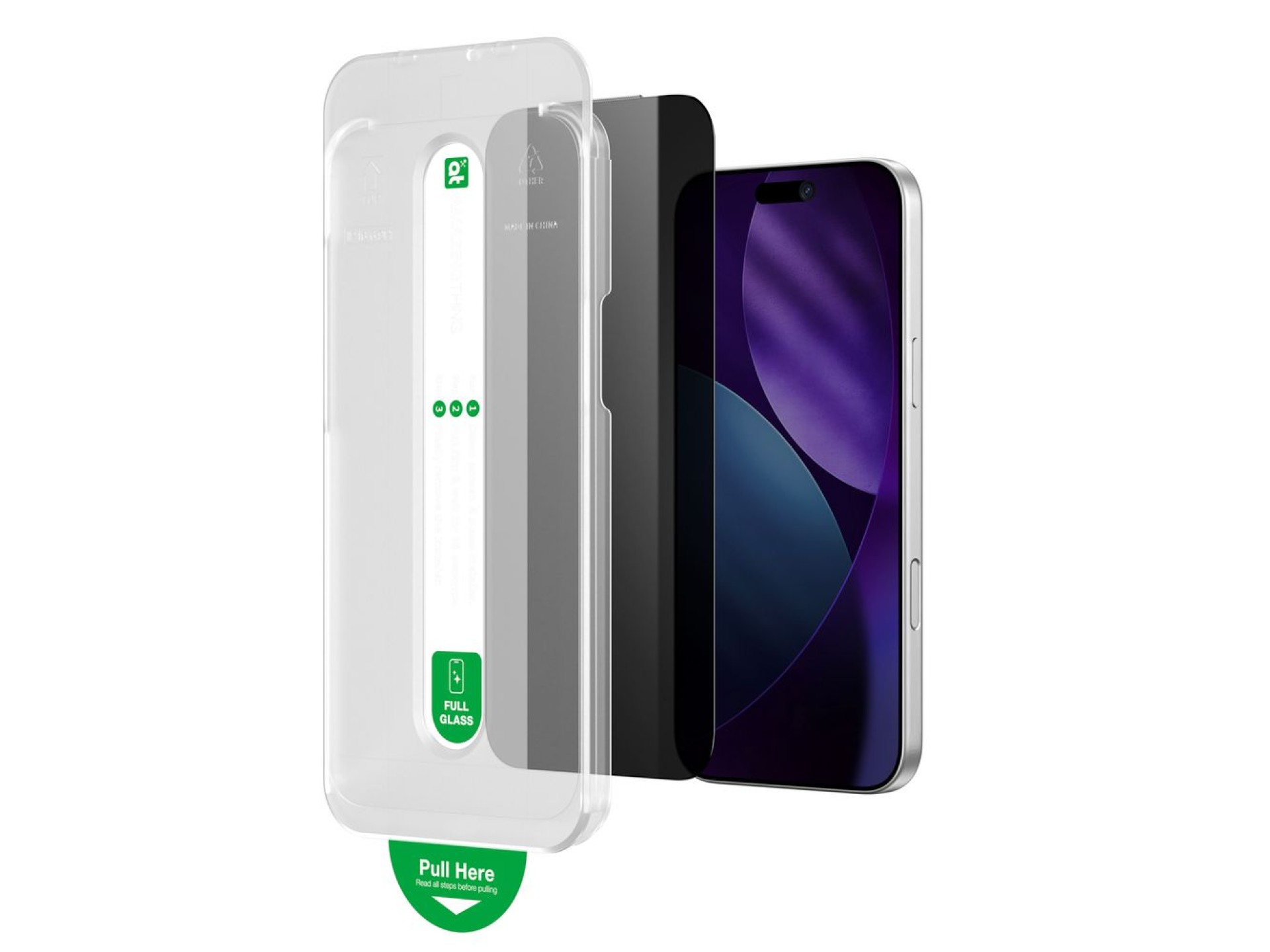 AmazingThing Titan Vision 7 Tempered Glass for iPhone 17 Pro Privacy