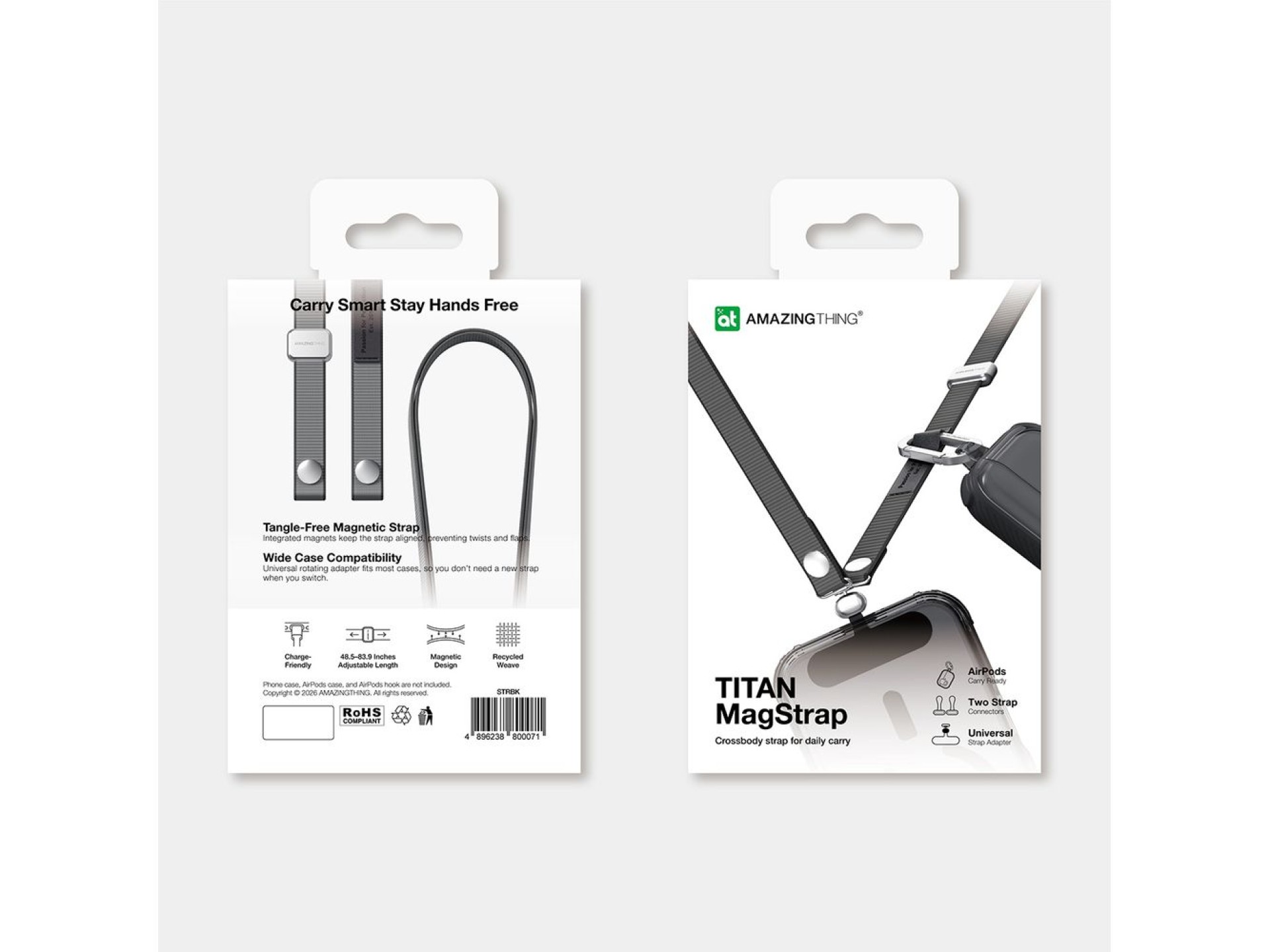 Alça magnética para celular AmazingThing Titan MagStrap - Preta