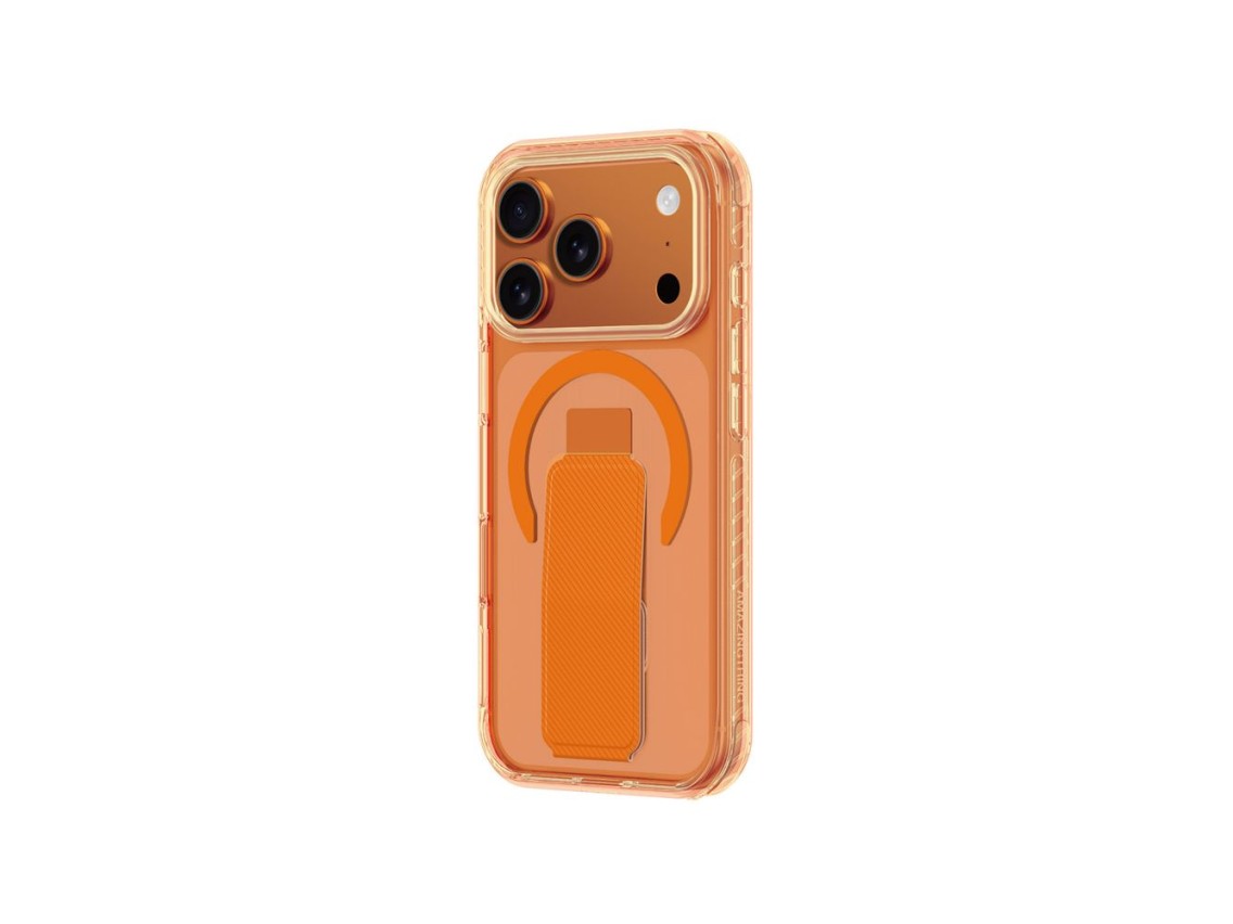 Capa AmazingThing Titan Pro Holder para iPhone 17 Pro compat�vel com MagSafe - laranja