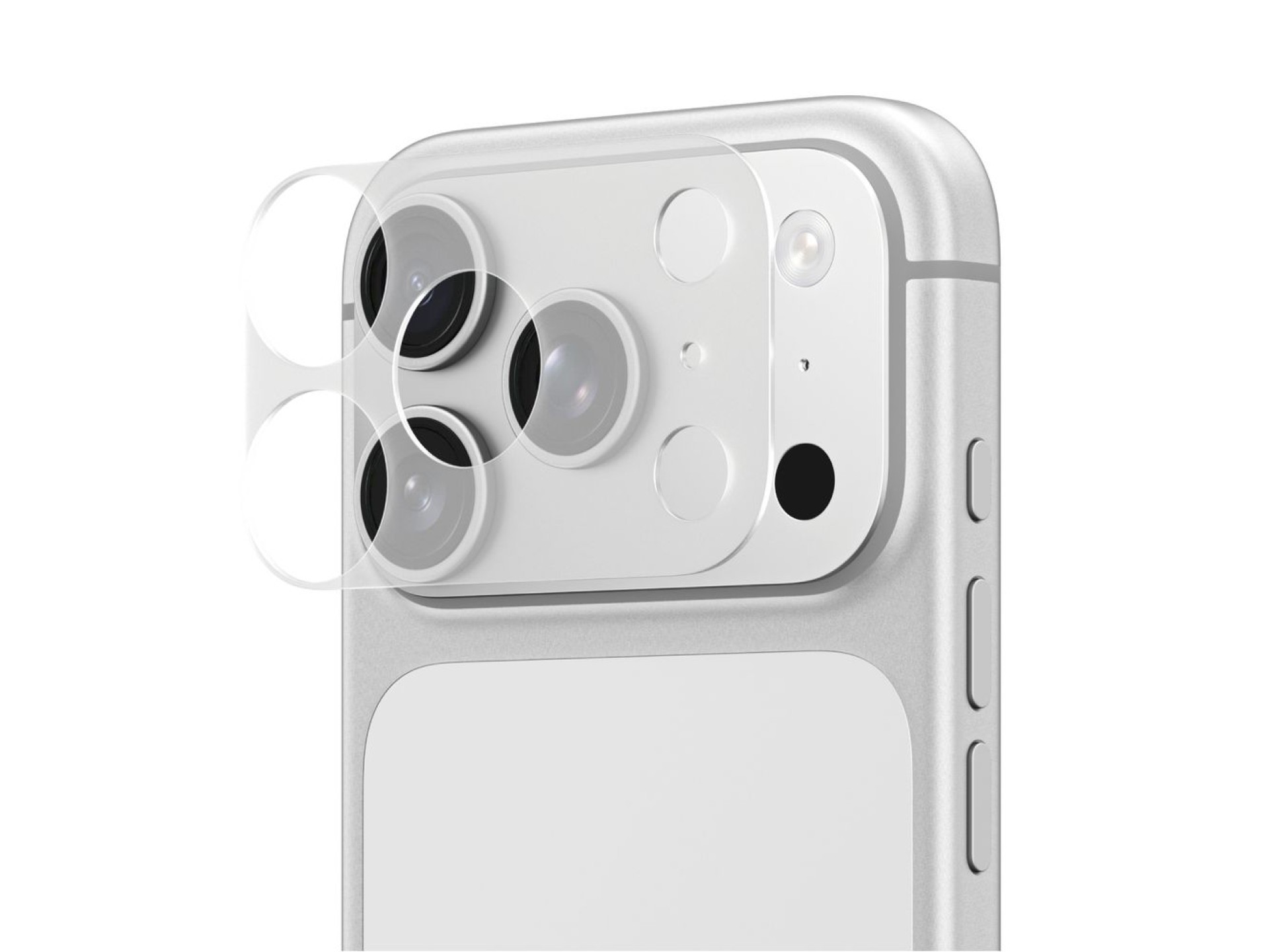 AmazingThing Lens Module Protector for iPhone 17 Pro Max Camera Island - Clear Matte