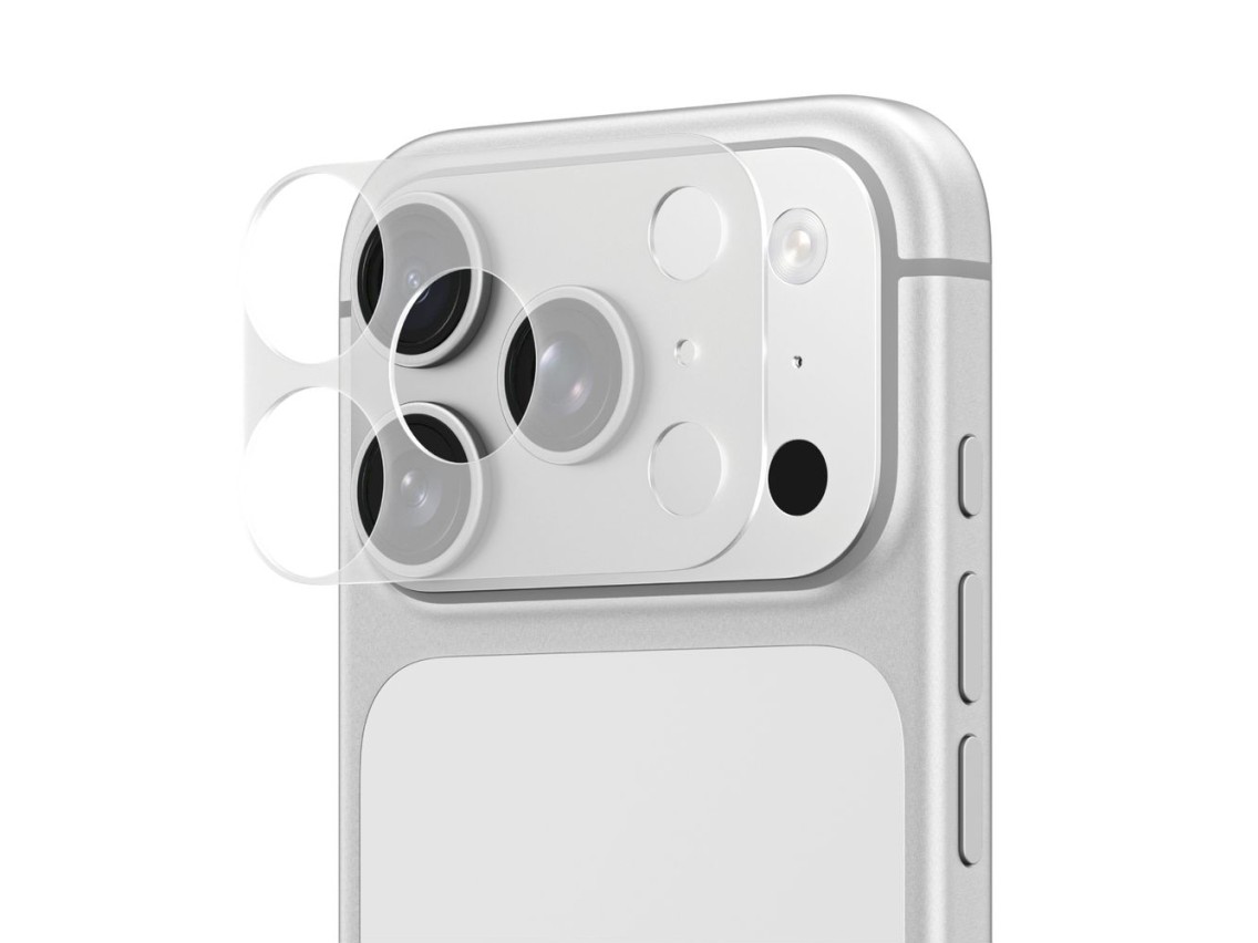 Protetor de Lente AmazingThing para Módulo da Câmera do iPhone 17 Pro - Transparente Fosco