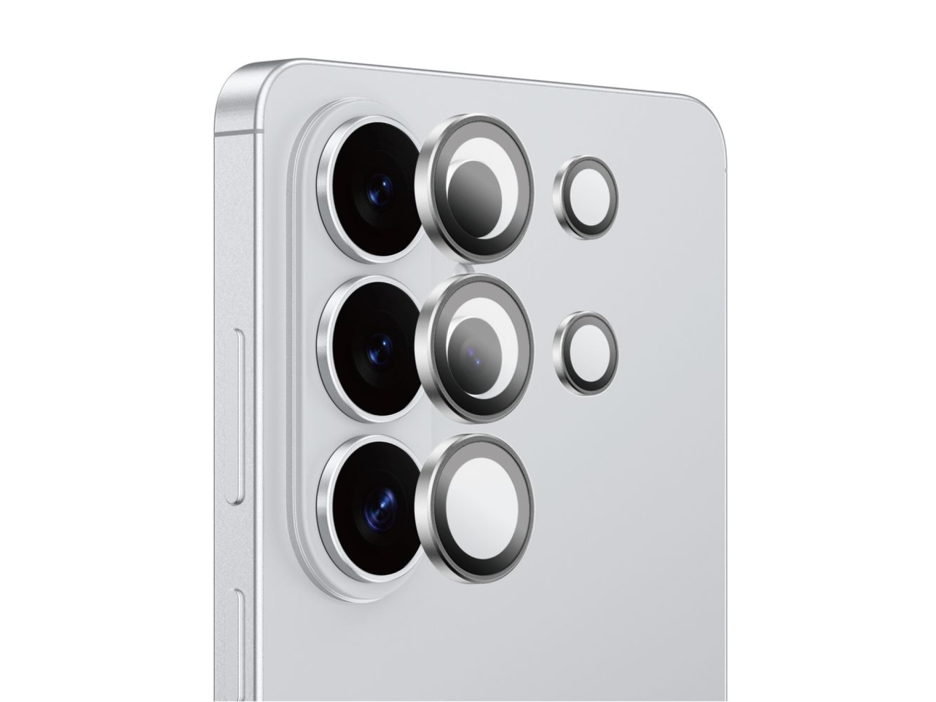 Lente de vidro AmazingThing Sapphire Radix AR para Samsung S26 Ultra - Prata