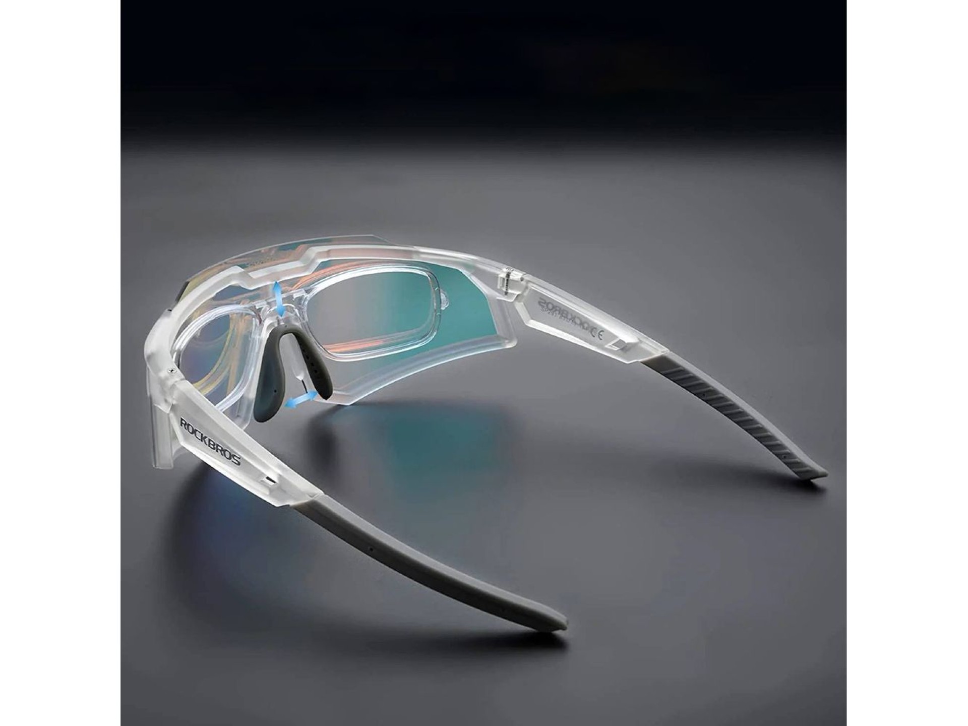 Rockbros SP291 photochromic UV400 cycling glasses - white