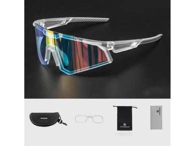 Gafas de ciclismo fotocromáticas Rockbros SP291 con protección UV400 - blancas Gafas de ciclismo fotocromáticas Rockbros SP291 con protección UV400 - blancas