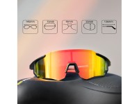 Rockbros 10182 polarizing cycling glasses - red Rockbros 10182 polarizing cycling glasses - red